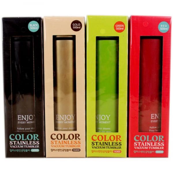 E11] 15000 컬러스탠 진공텀블러 500ml(빨강) 1개