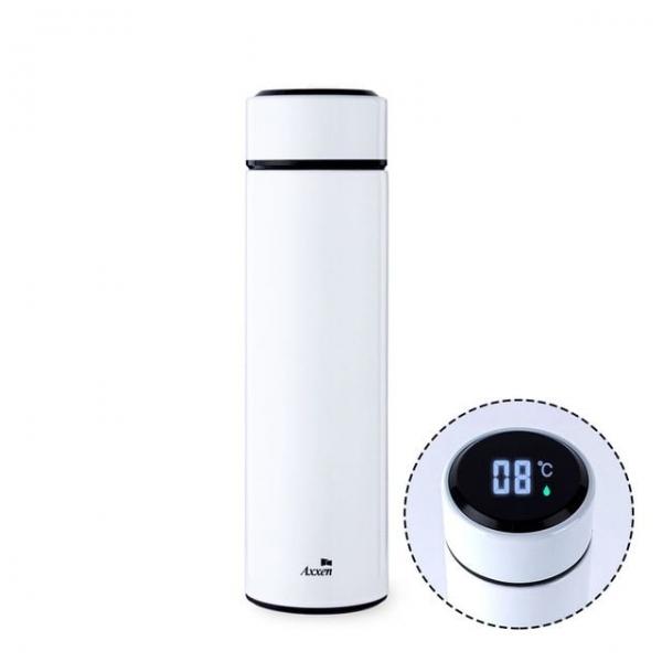 엑센 스테인레스 텀블러 LED온도체크 세척편한 보온병