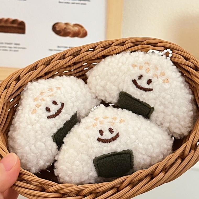 삼각김밥키링 웃긴키링 가방 인형 선물 특이한