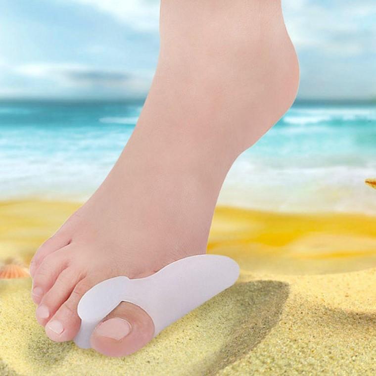 실리콘 엄지 발가락 분리 보호 링 2P 엄지발가락 보호링 보호대 보호기 휨방지 바른