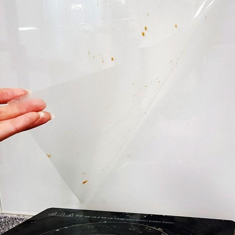 주방 오염 방지 타일 시트지 필름 냉장고 부엌 방수 타일시트지 싱크대