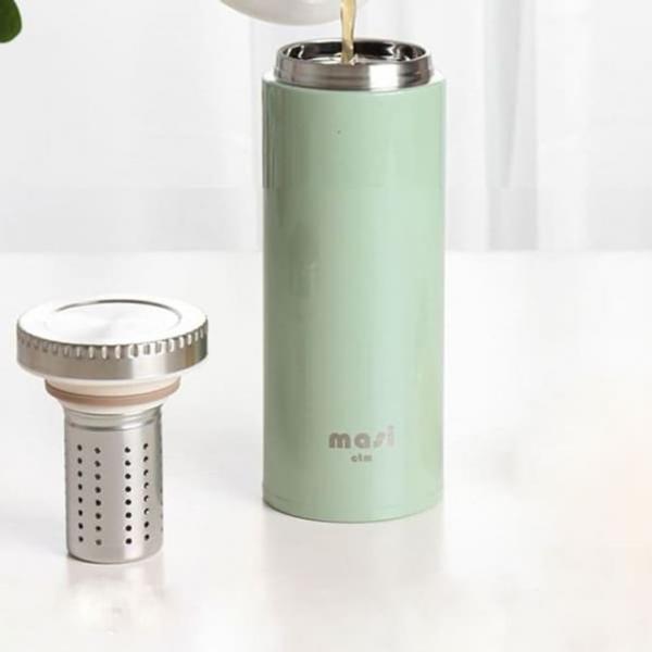 마시 텀블러 차망 보온 보냉 휴대용 보틀 그린 200ML