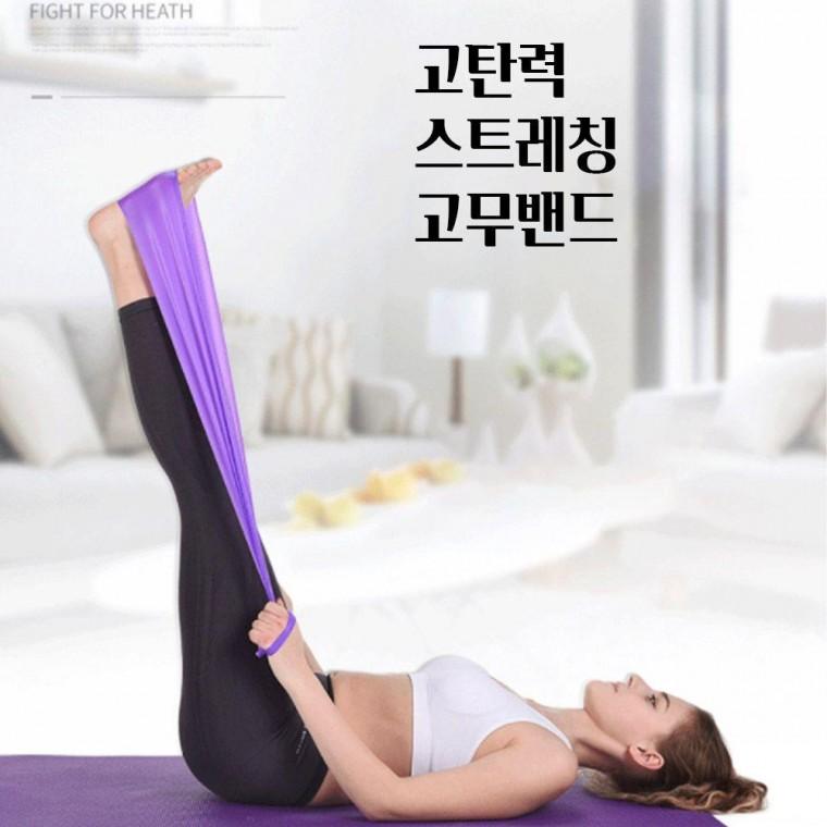 스쿼트 운동 튜빙 밴드 홈트 라텍스 고무 탄력 요가 필라테스 헬스 스트레칭 근력 용품