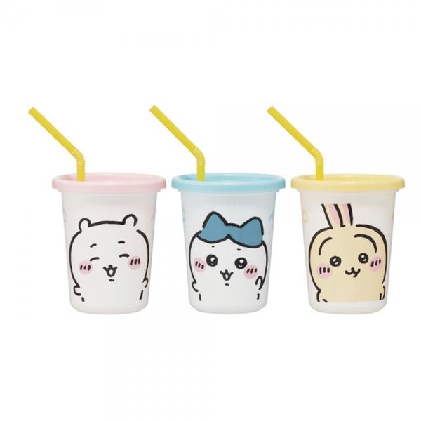 스케이터 물병 치이카와 스트로 텀블러 3종 세트 320ml