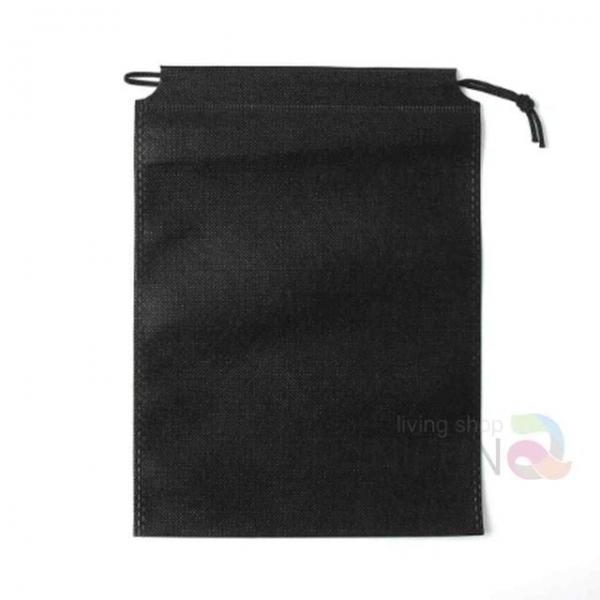 부직포파우치 20p 22x32 블랙 부직포주머니 조리개주머니 스트링주머니 스트링신발주머니 부직포복조리