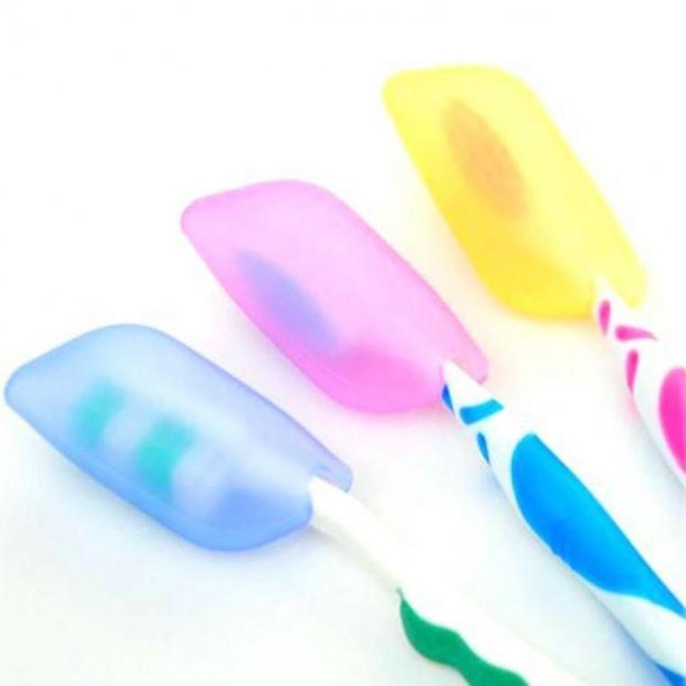 실리콘칫솔홀더 케이스 커버 휴대용 여행 욕실 치아