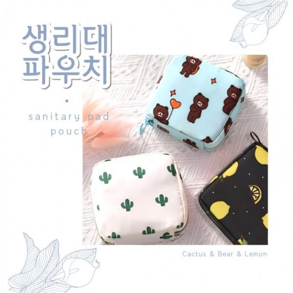 [BBT4] 생리대 파우치 여행용 다용도 화장품 정리 미니파우치