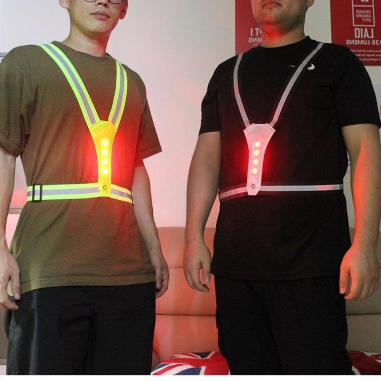 안전조끼 LED 블랙 엑스반도 야광 반사띠 그린 안전 조끼 망사 교통
