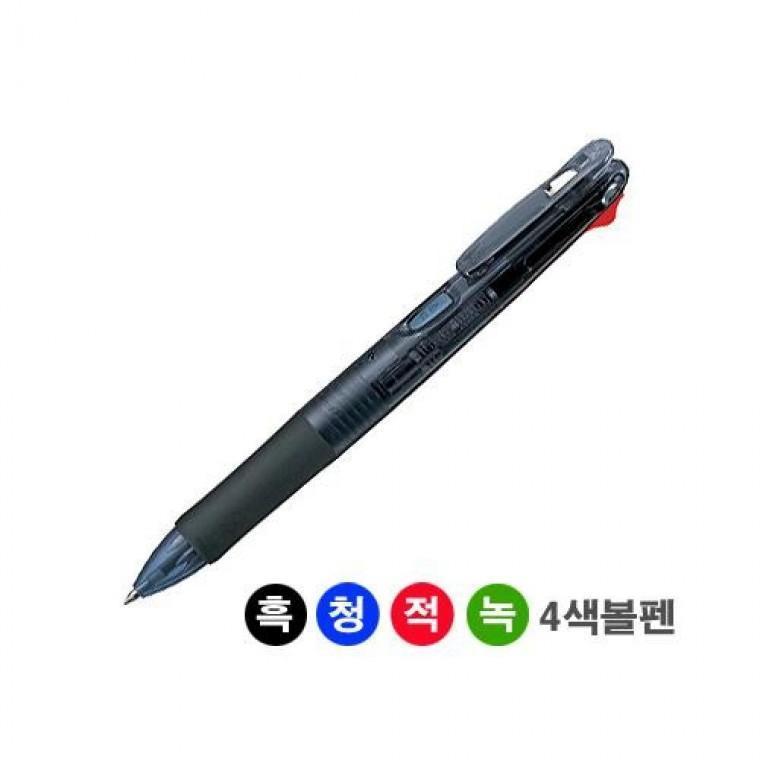 제브라)클립온4색 볼펜(B4A3/0.7mm/흑색)
