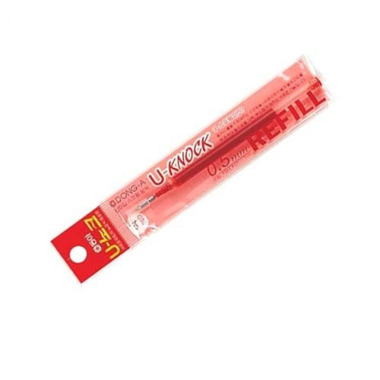 동아)유노크펜 리필(0.5mm/적/12개입)