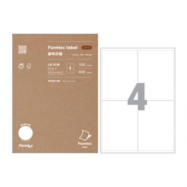 폼텍)물류관리용라벨(LS-3118/100매)