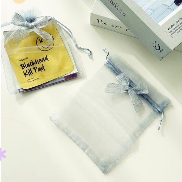 [사러왕]망사 파우치 오간자 화장품 실크 투명주머니 캔들 방향제 복주머니 선물 포장 답례품