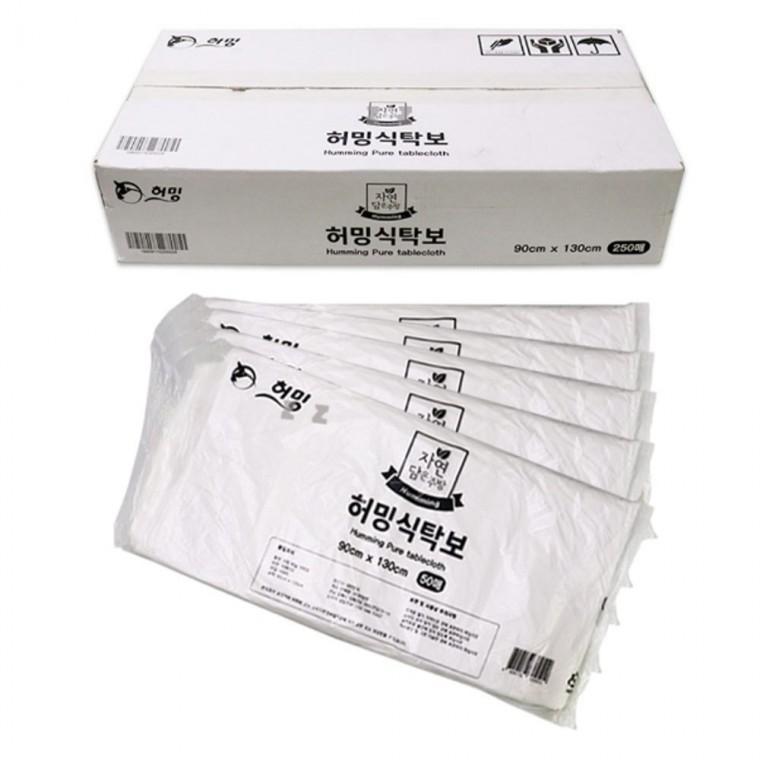 일회용 식탁보 업소 횟집 비닐 250매 식탁보일회용 방수 테이블보