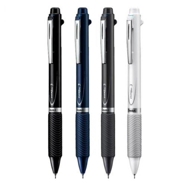펜텔)에너겔 3색 중성펜(XBLC35C/0.5mm/다크블루)