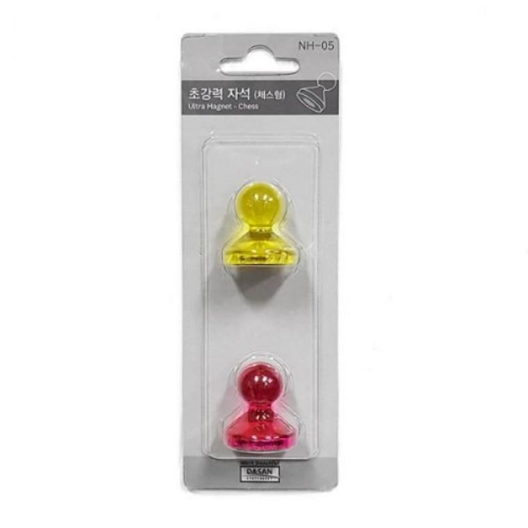 다산)초강력자석 세트(체스형/특대/NH-05/2개입)