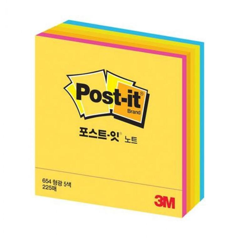 3M)포스트-잇(CU-33/형광/76x76)