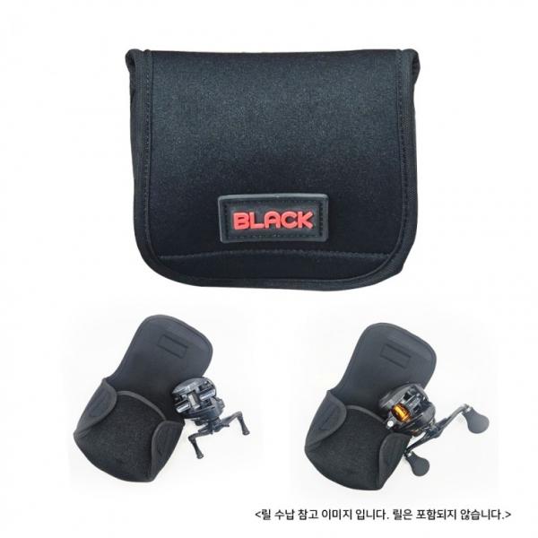 UST BLACK 네오프랜 베이트릴 파우치 릴 가드 릴 커버 릴 케이스 M 블랙
