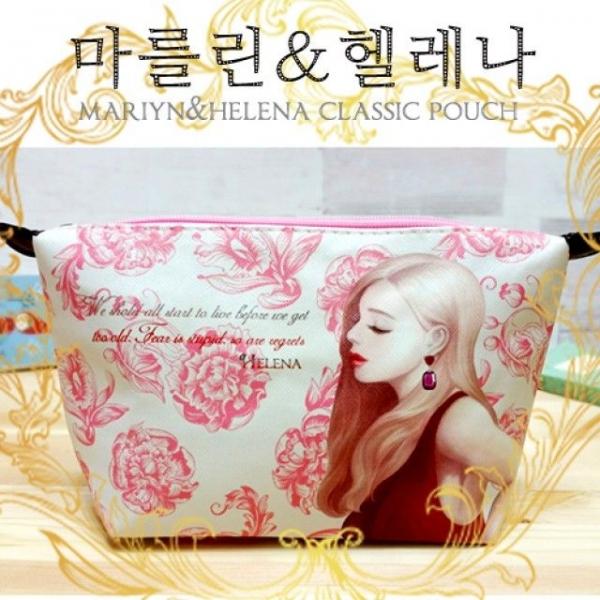 헬레나 마를린 클래식 화장품 파우치 (E5)