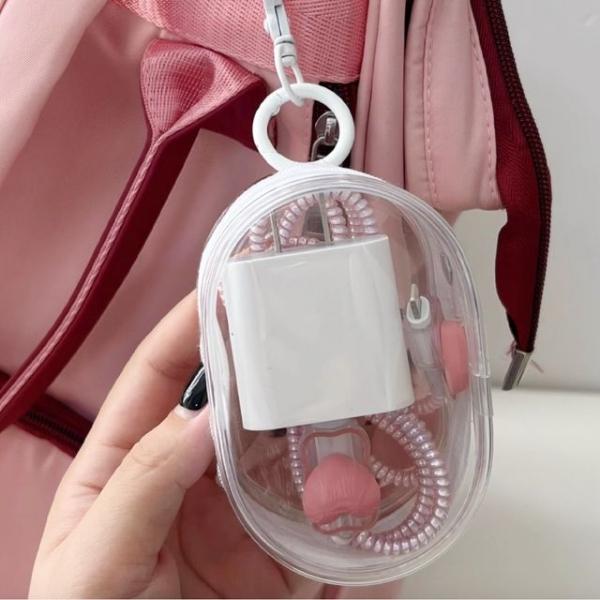 투명 PVC 미니수납 정리 파우치 여행 인형 파우치