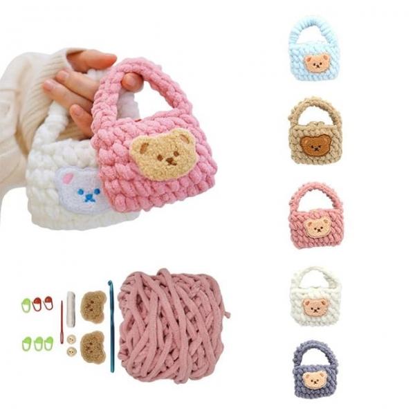 DIY 코바늘 미니 파우치 패키지 만들기 DIY 손뜨개