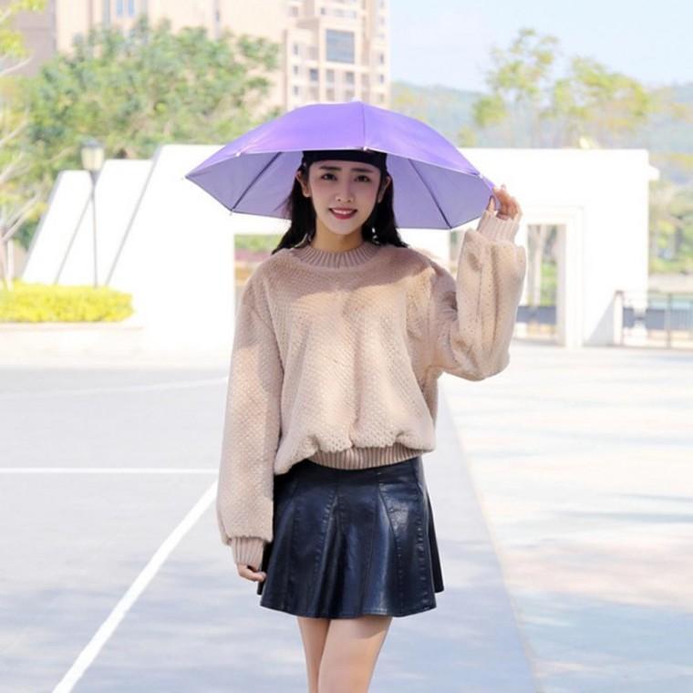 우산모자 머리에쓰는우산 양산