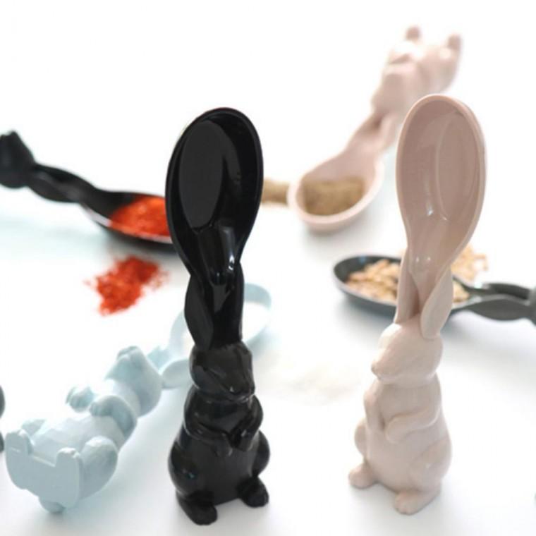 시리얼 토끼스푼 다용도 양념 계량 수저 스탠딩