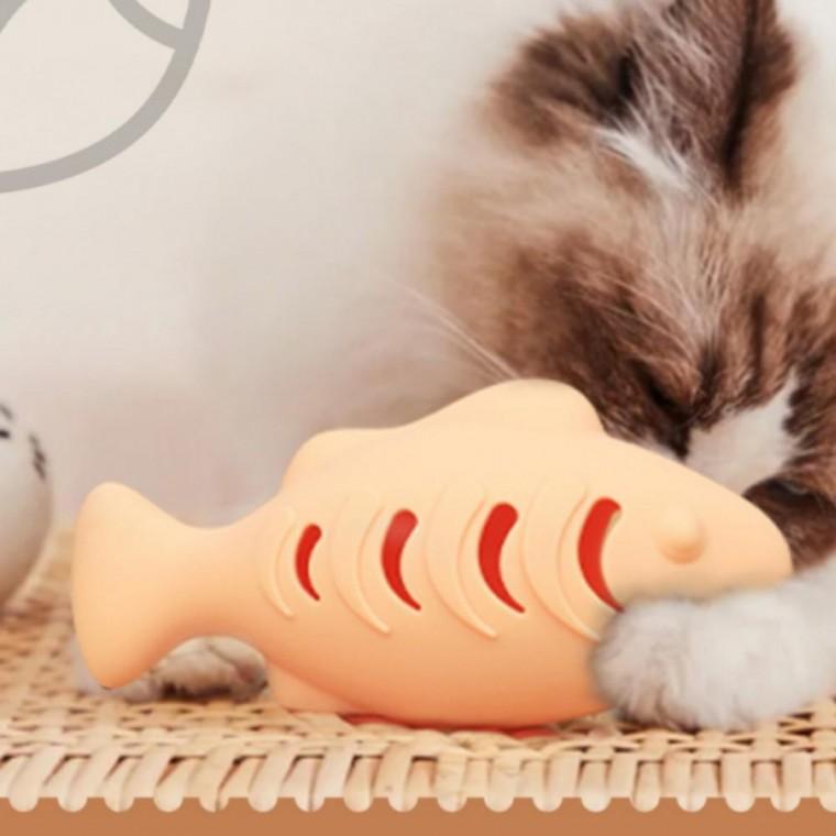 고양이 먹이 숨김통 간식 물고기 먹이통 애묘용품 간식통 펫식기