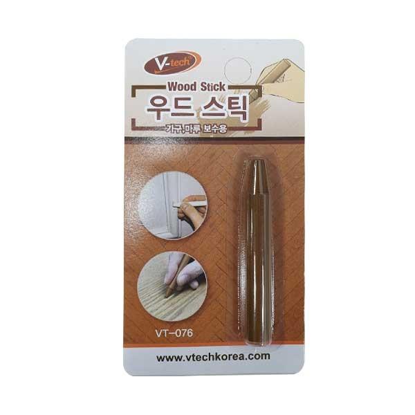 VT-076 우드스틱 6호 어두운갈색 가구 마루 목재 보수