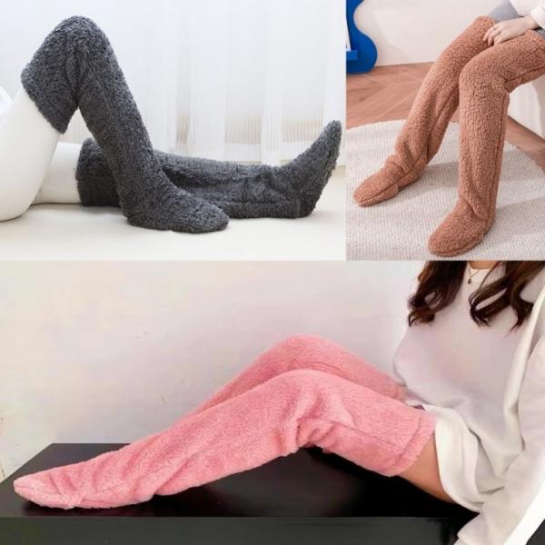 롱수면양말니삭스 수면양말 롱 양털 임산부 긴 산모양말