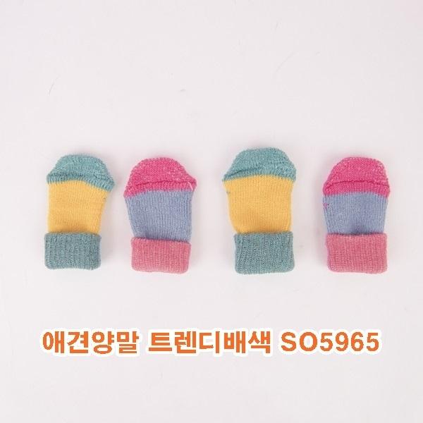 애견양말 트렌디배색 SO5965]애견양말 트렌디배색 SO5965/애견양말트렌디배색/애견양말/애완양말/애견용품
