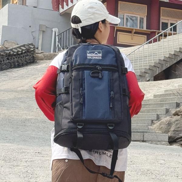 KM_M3PR 확장형 등산 가방 아웃도어 빅 백팩 50리터