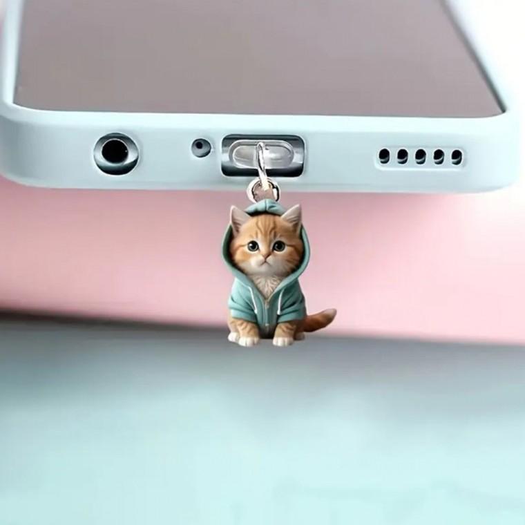 고양이 스마트폰 악세사리 장식 핸드폰 꾸미기