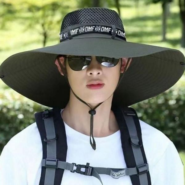 벙거지 메쉬 여행 여름 모자 버킷 접이식 남성