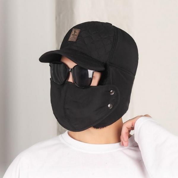 잔솔 귀달이 털모자 겨울 방한 귀도리 귀마개 남성 캡