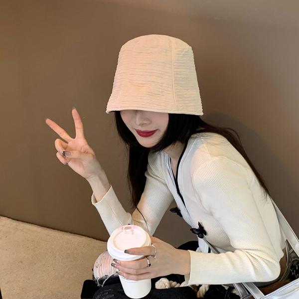 [골라가게] 링클 버킷햇 봄 여름 모자 햇빛 자외선 차단 벙거지모자 보닛햇 썬캡