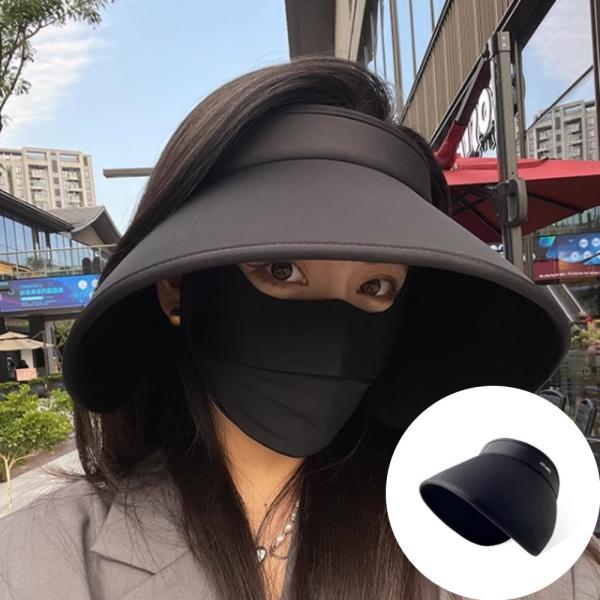 넓은 모자 창 농사 썬캡 햇빛가리게 테니스 여성 캐디