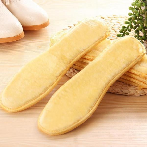 고급 따뜻한 털 깔창 겨울 운동화 깔창 폭신한 털깔창
