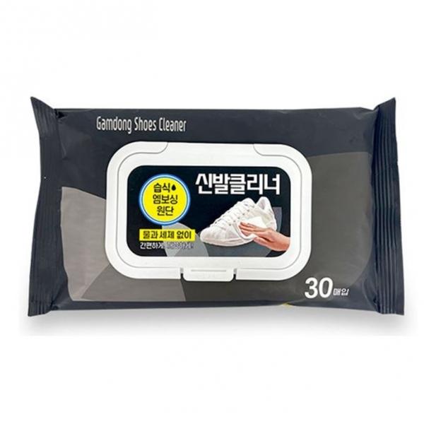 감동 신발클리너 운동화 신발 티슈 슈 클리너 30매