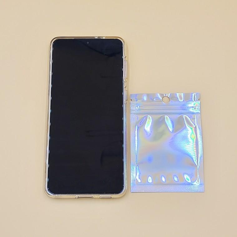 홀로그램 투명 포장 지퍼백 7x10cm 구디백