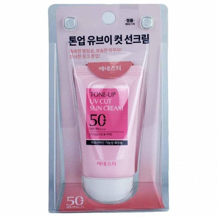 에네스티 톤업 유브이 컷 선크림 40ml SPF50+ PA+