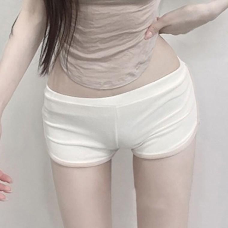 허리밴딩 배색라인 트레이닝 돌핀 핫팬츠 NF-30