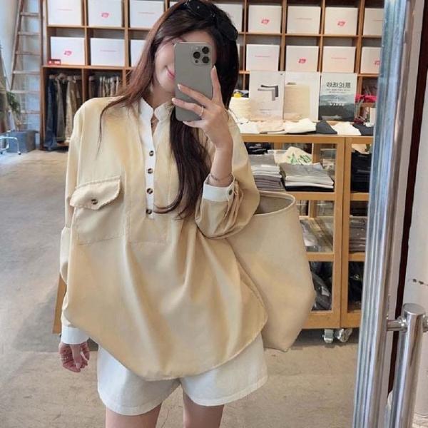 모던웨어 카라포인트 레이어드 티셔츠
