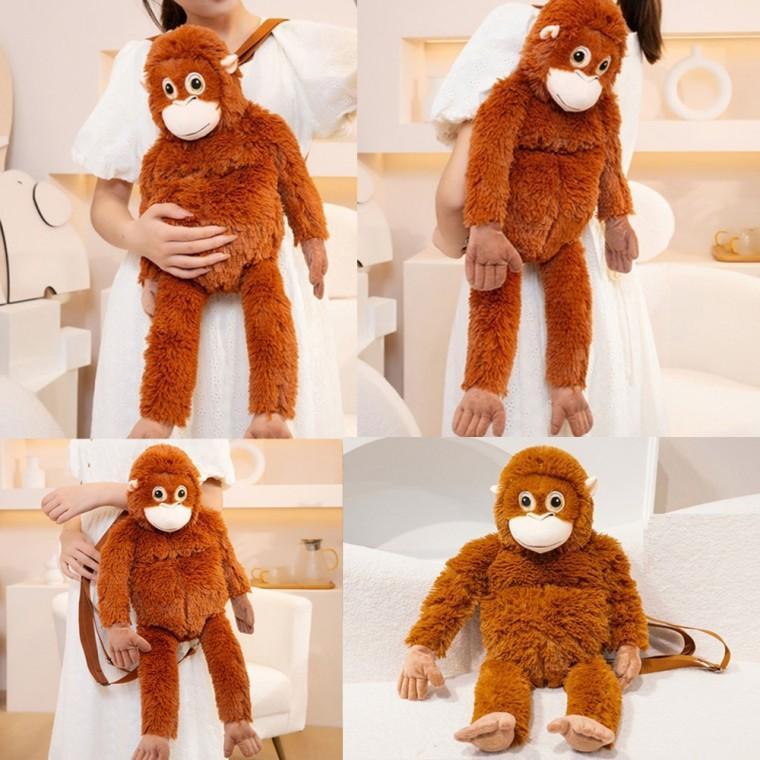 60cm 우탄이 백팩 동물 오랑이인형 오랑우탄 원숭이 배낭가방 여행가방 소품 어린이날선물 크리스마스선물