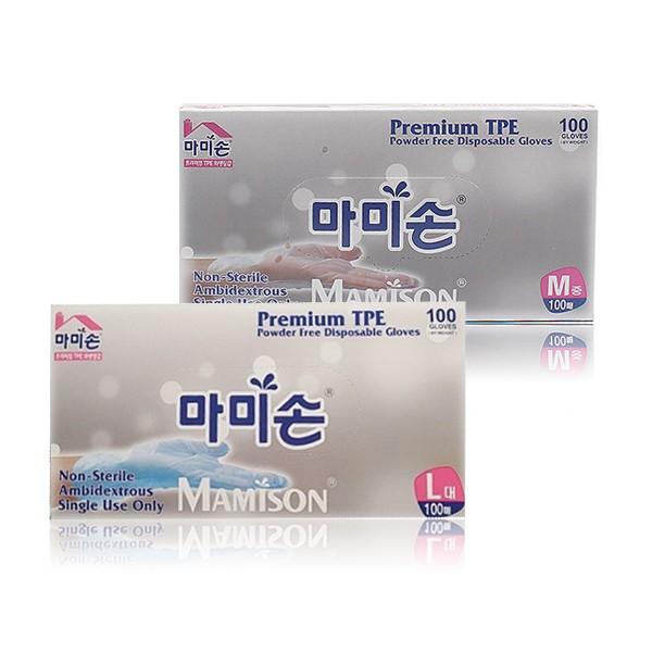 마미손 TPE 장갑 100매입