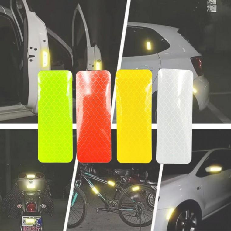 고휘도 야간 안전 반사 스티커 10p