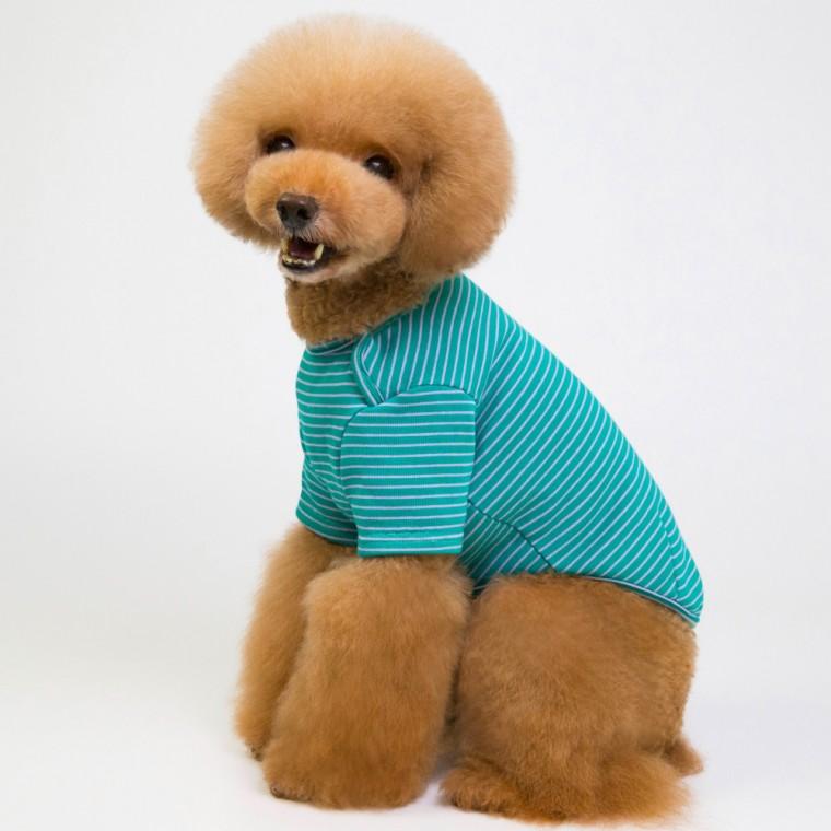 펫이랑 강아지옷 줄무늬 티셔츠 S-XL