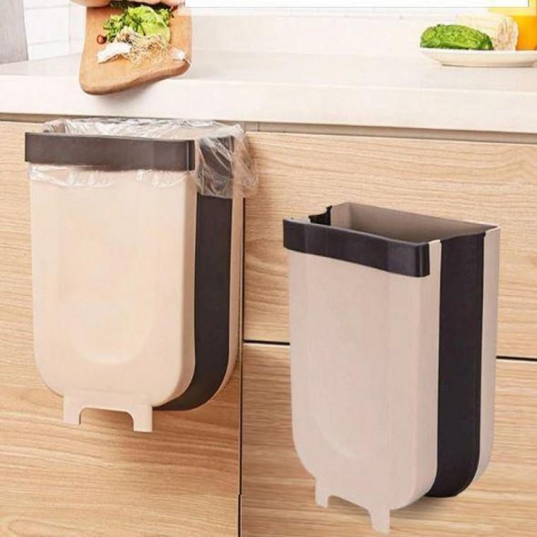 폴딩휴지통 5L 접이식 쓰레기통 주방 씽크대 청소