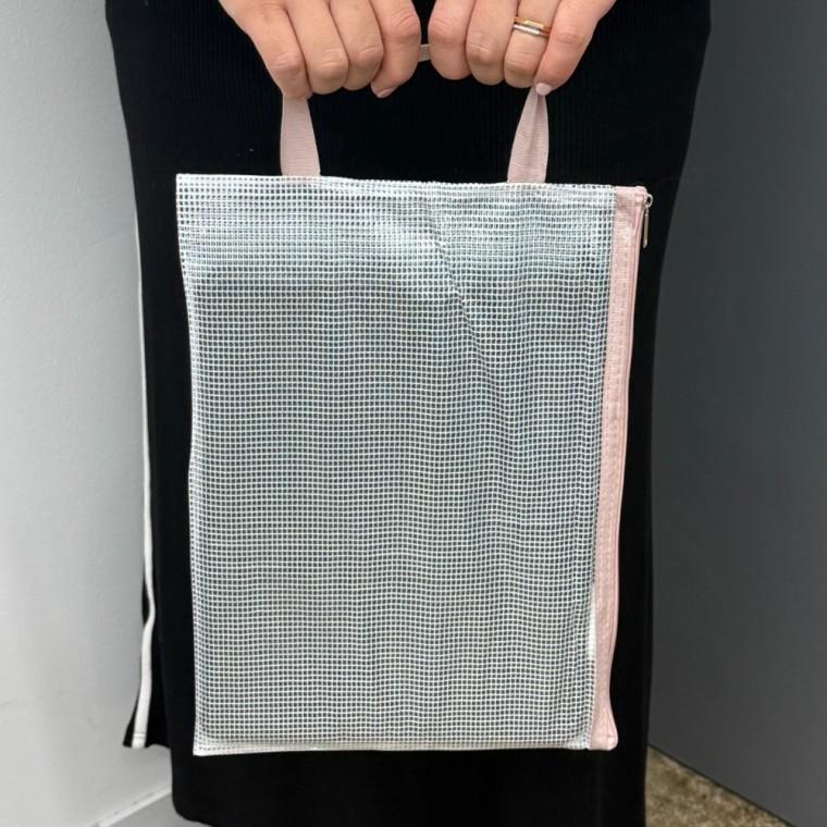 PVC A4 손잡이 파우치