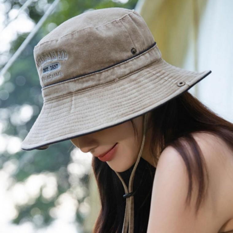 여성 빈티지 등산 캠핑 하이킹 벙거지 버킷햇 모자