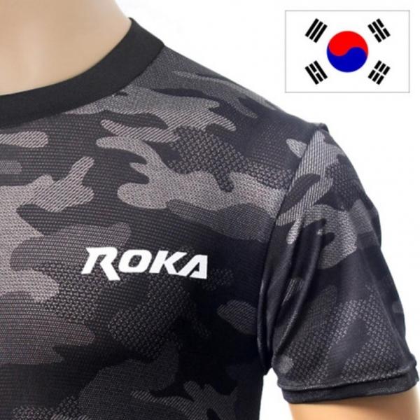 블랙 ROKA 신형 멀티캠 로카 반팔 티셔츠